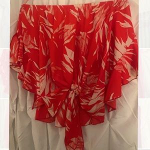 Off the shoulder flowy top